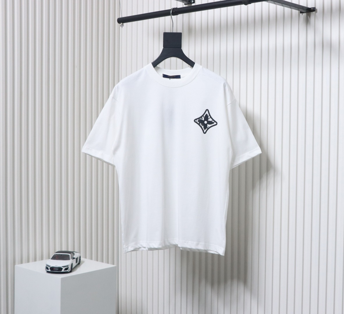 Louis Vuitton 2025ss classic logo printed short sleeves white