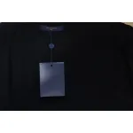 Louis Vuitton 2025ss Lettering Round Neck Short Sleeve Black