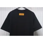 Louis Vuitton 2025ss Lettering Round Neck Short Sleeve Black