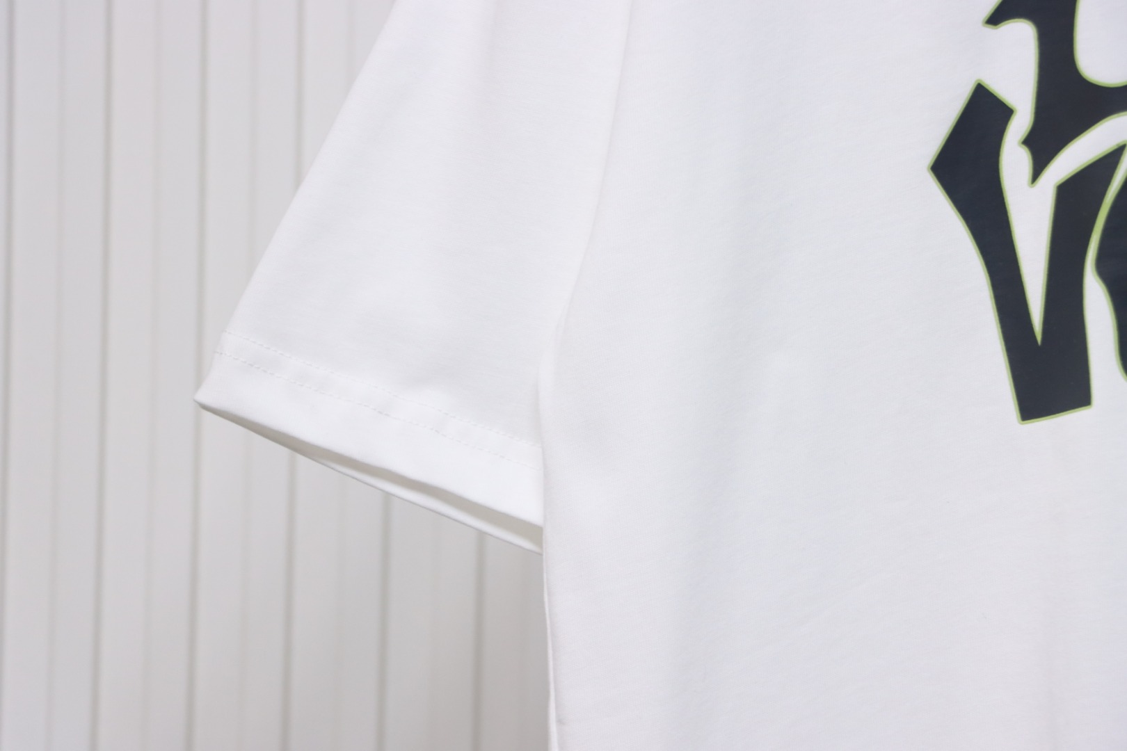 Louis Vuitton 2025ss Lettering Round Neck Short Sleeve White