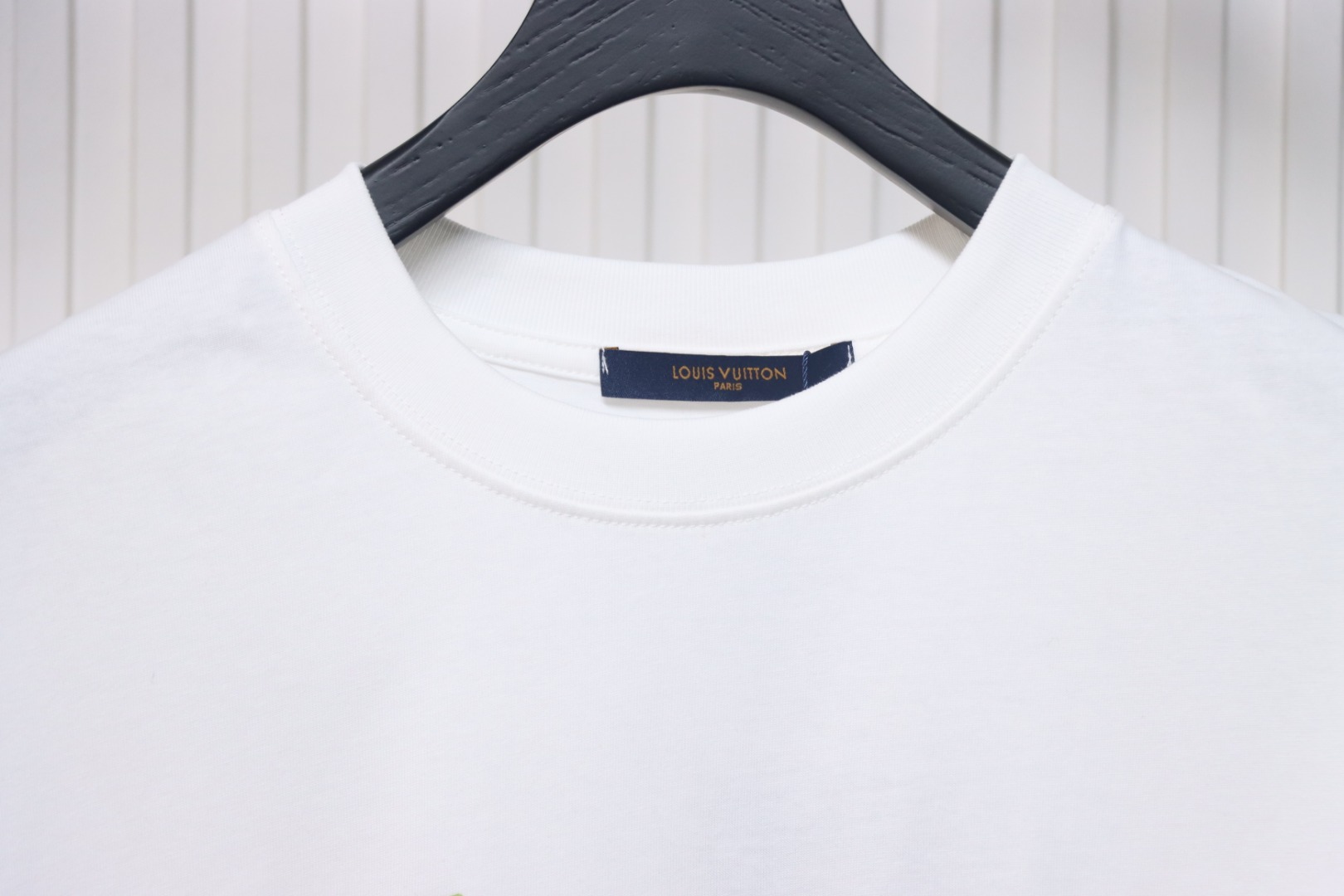 Louis Vuitton 2025ss Lettering Round Neck Short Sleeve White