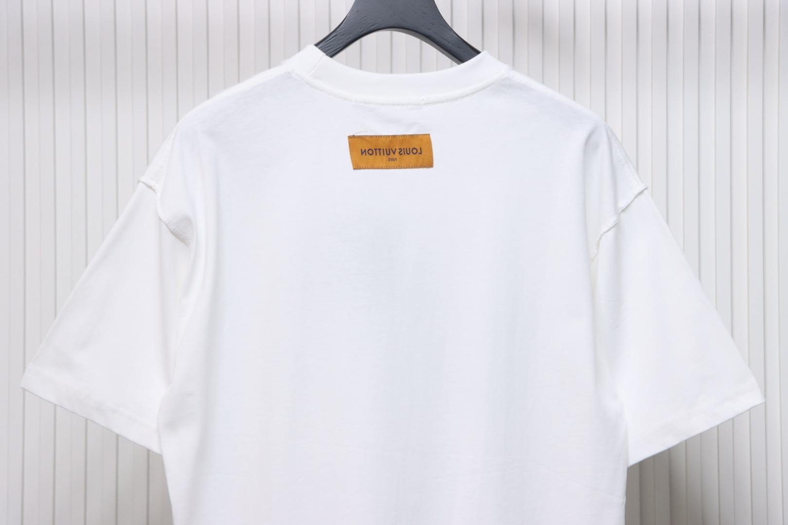 Louis Vuitton 2025ss Lettering Round Neck Short Sleeve White