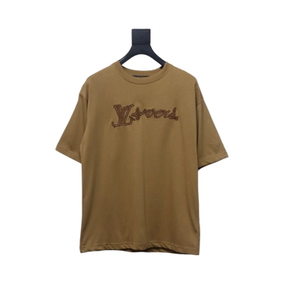 Louis Vuitton 2025ss rope embroidery short sleeves khaki 01