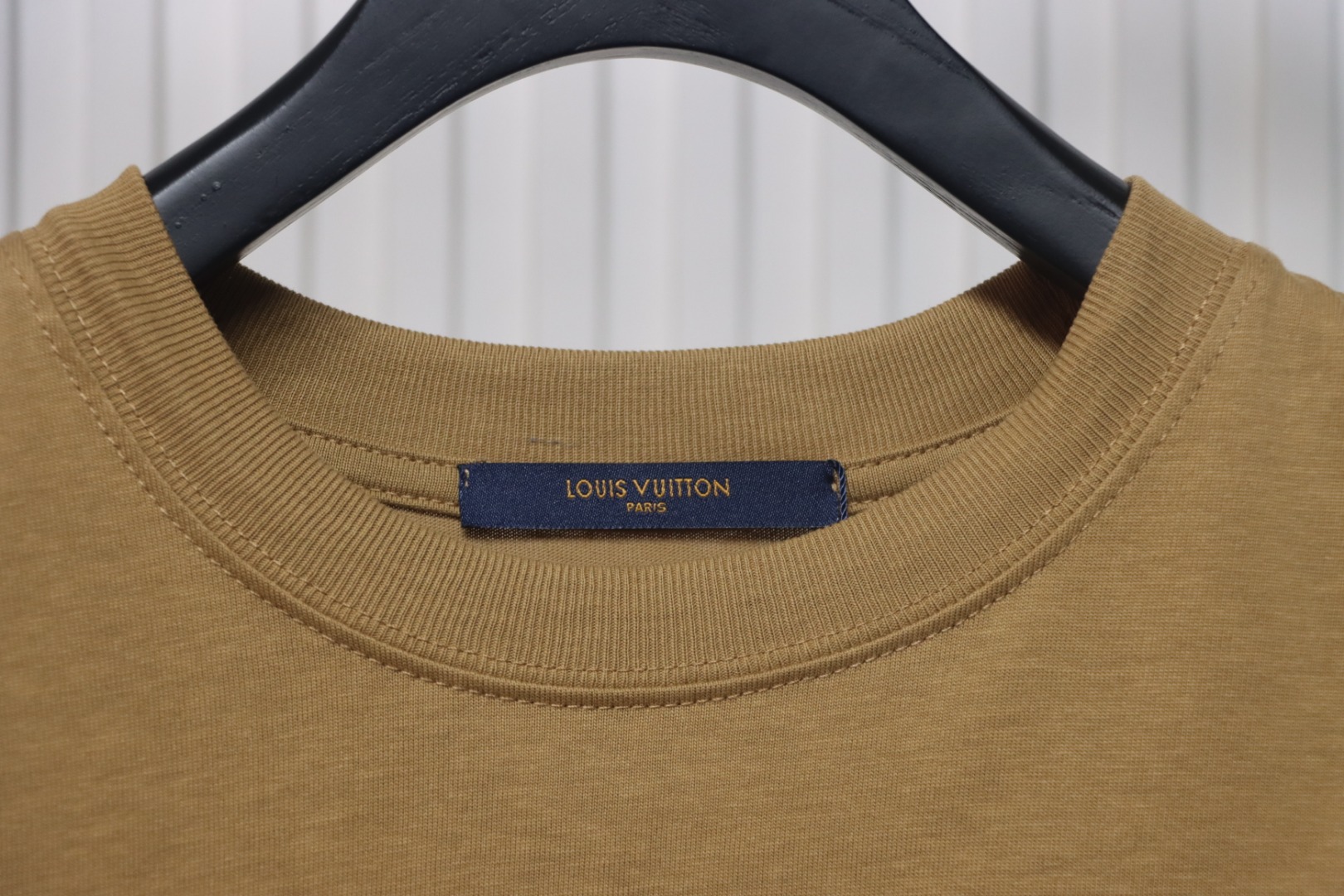 Louis Vuitton 2025ss rope embroidery short sleeves khaki