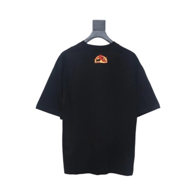 Louis Vuitton 2025ss Snowboard Gold Foil Round Neck Short Sleeve black 02