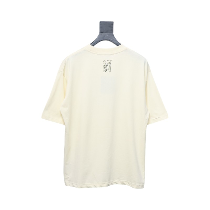 Louis Vuitton 2025ss snowflake metal diamond short sleeve beige