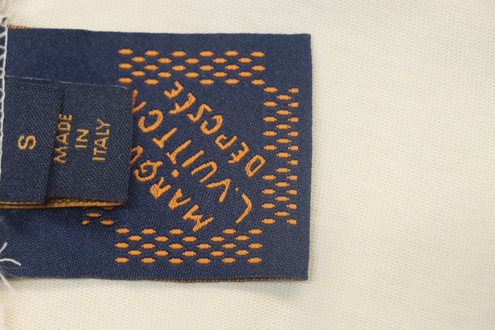 Louis Vuitton 2025ss snowflake metal diamond short sleeve beige