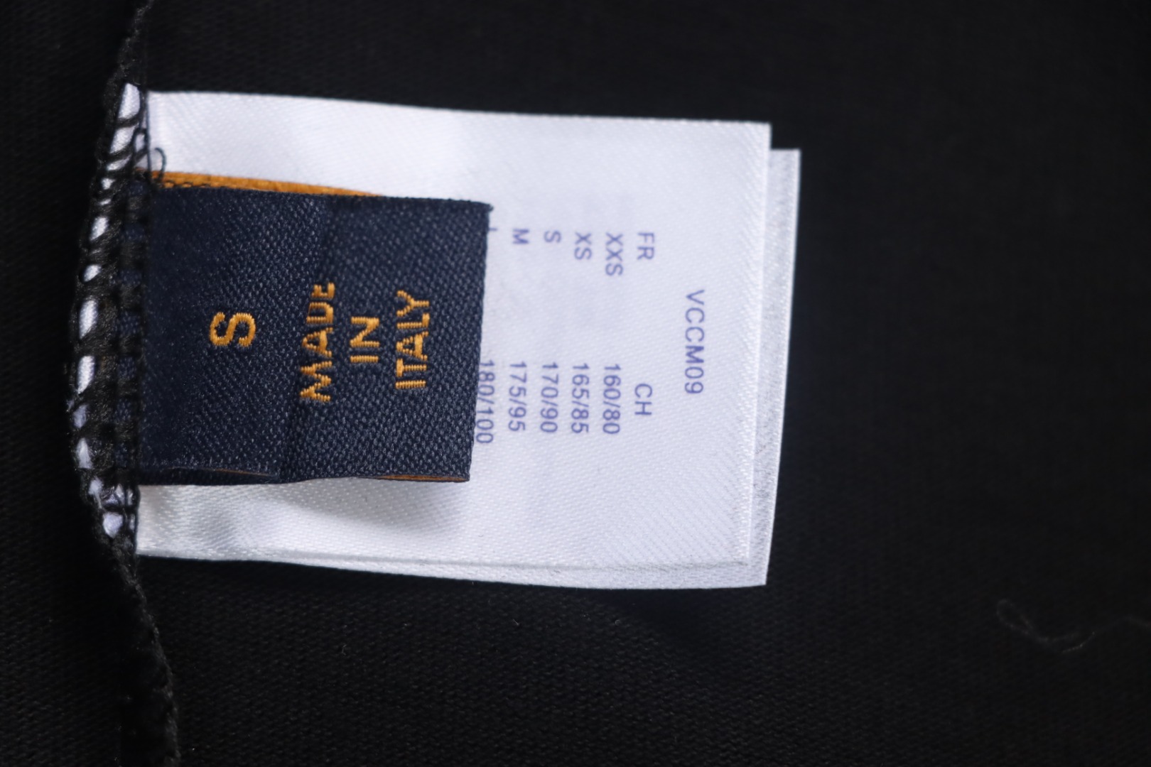 Louis Vuitton 2025ss watercolor round neck short sleeve black