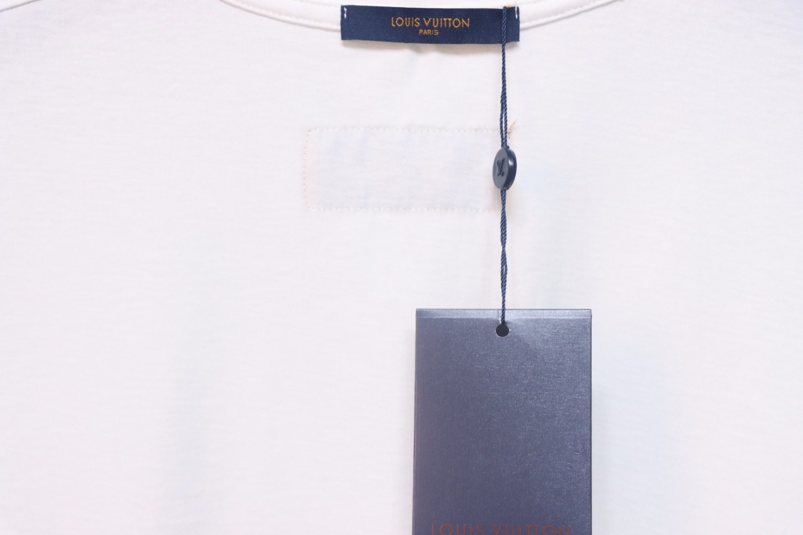 Louis Vuitton 2025ss watercolor round neck short sleeves white