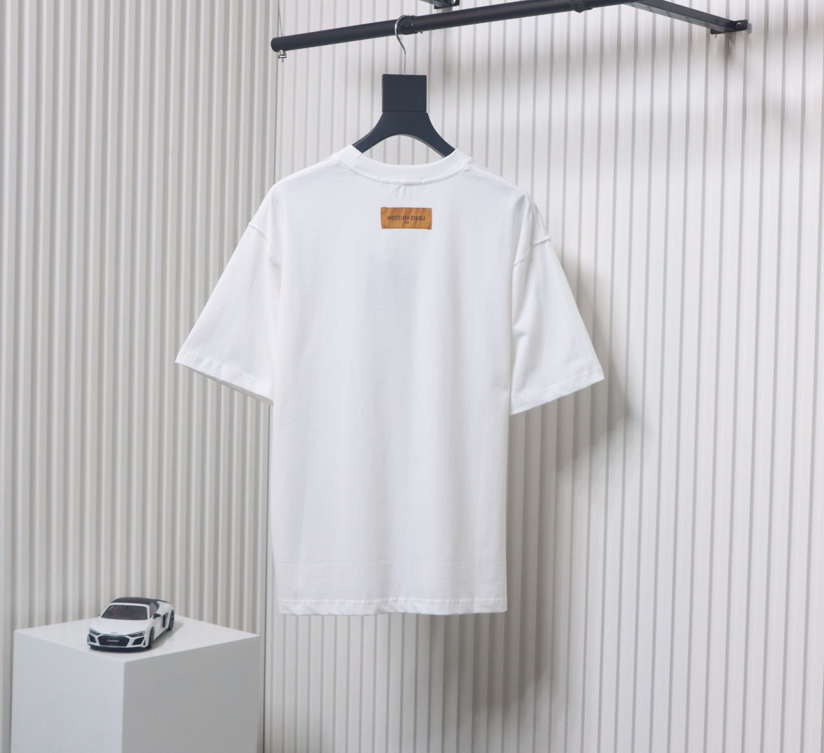 Louis Vuitton 2025ss watercolor round neck short sleeves white