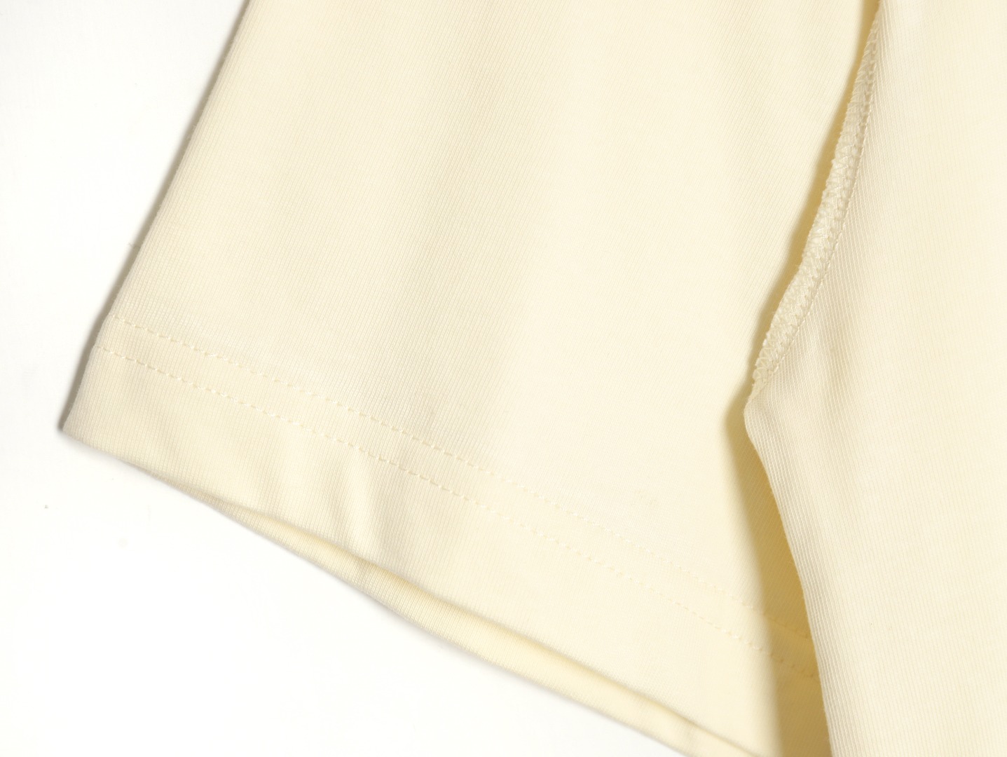 Louis Vuitton 22ss Fake Pocket Lettering Printed Short Sleeve Beige