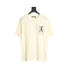 Louis Vuitton 22ss Fake Pocket Lettering Printed Short Sleeve Beige