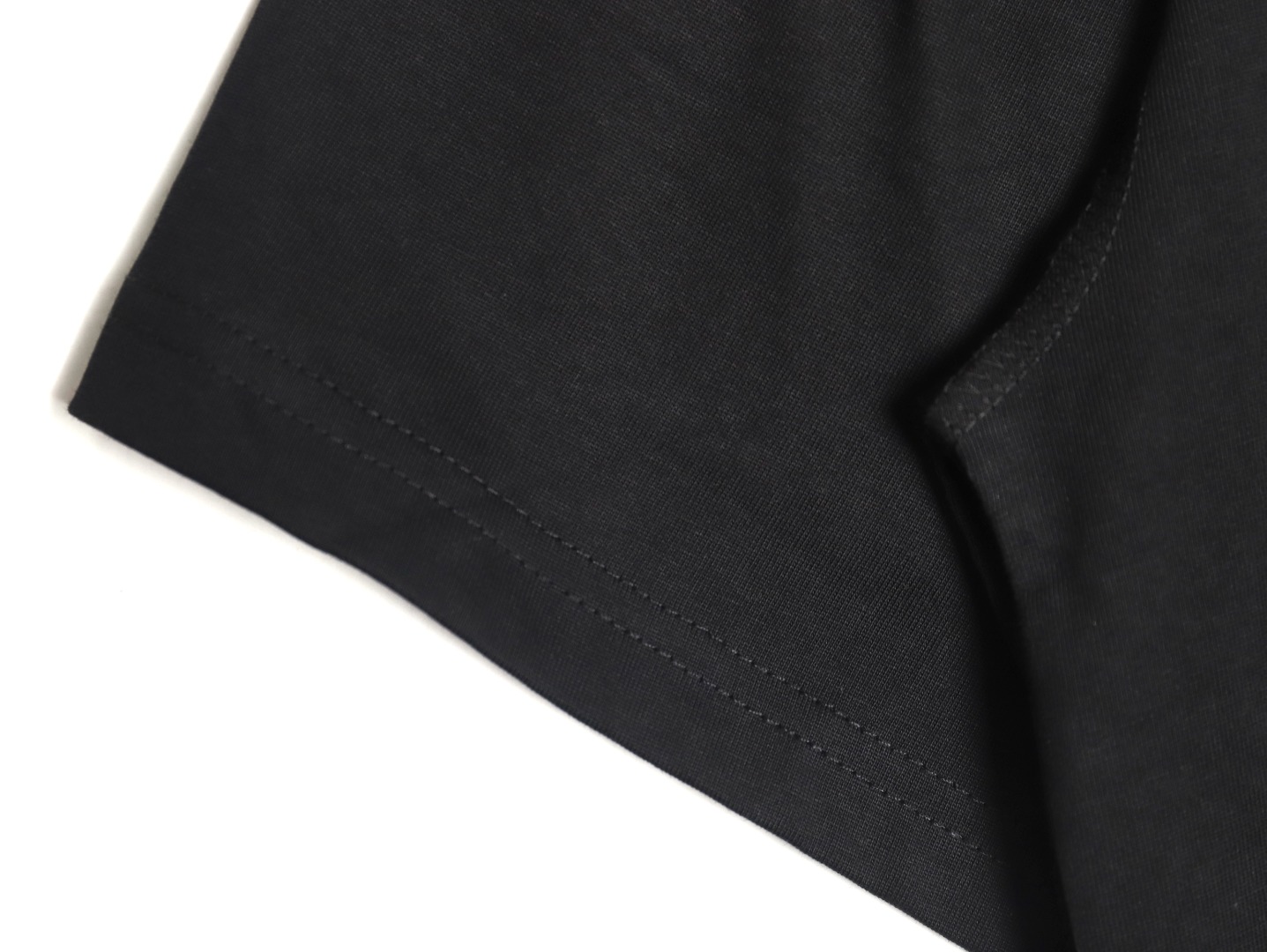 Louis Vuitton 22ss Fake Pocket Lettering Printed Short Sleeve Black