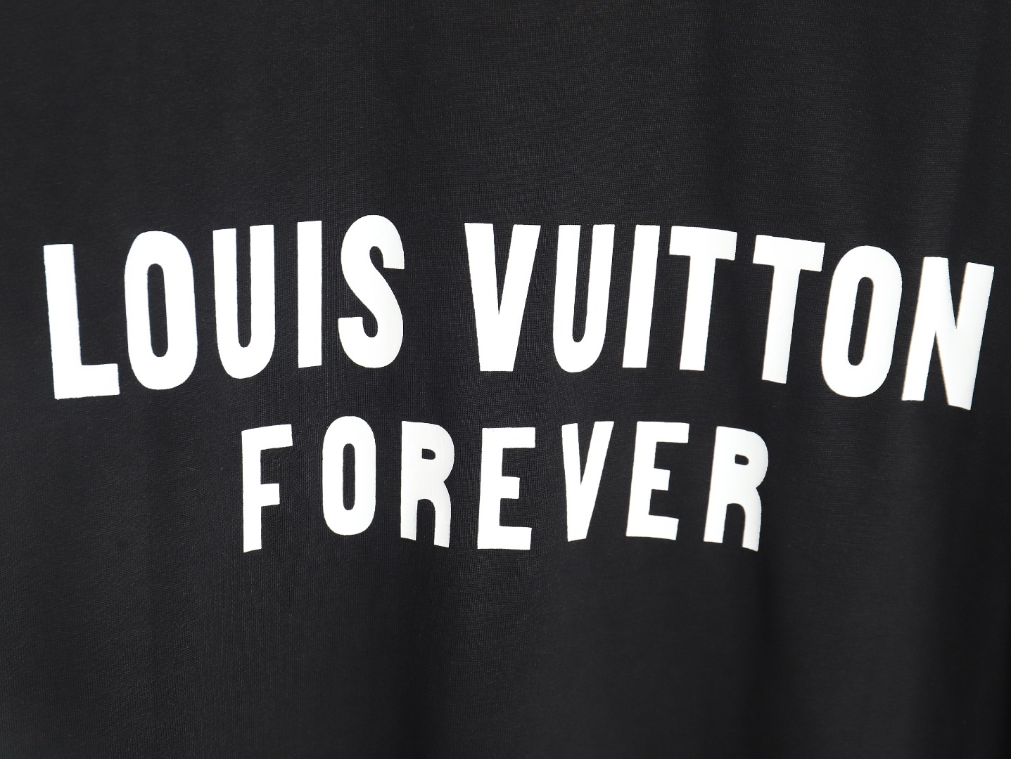 Louis Vuitton 22ss Fake Pocket Lettering Printed Short Sleeve Black