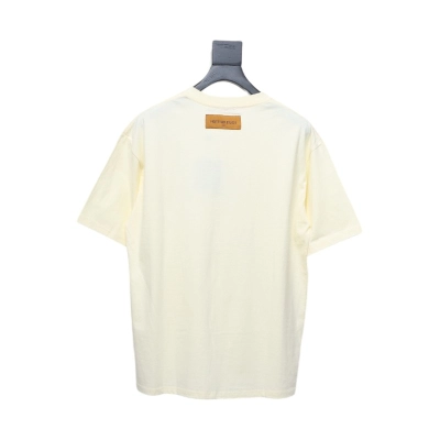 Louis Vuitton 23ss monogram logo printed short sleeves beige 02