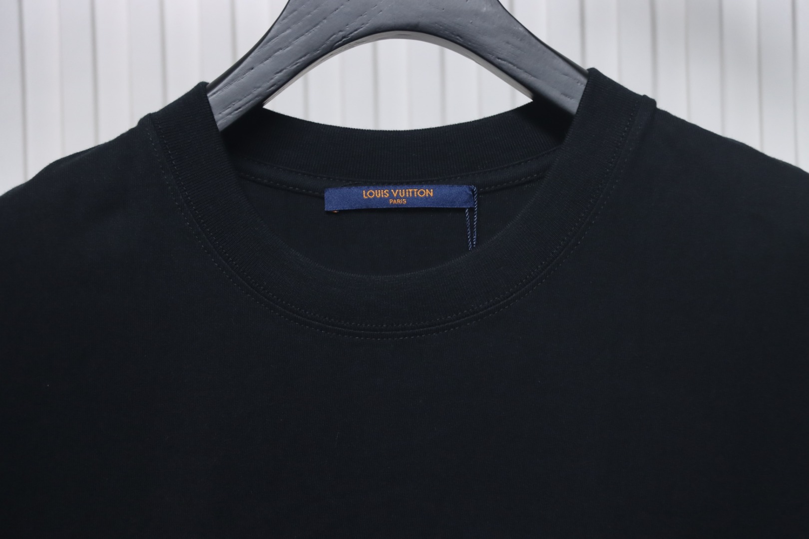 Louis Vuitton 23ss monogram logo printed short sleeves black