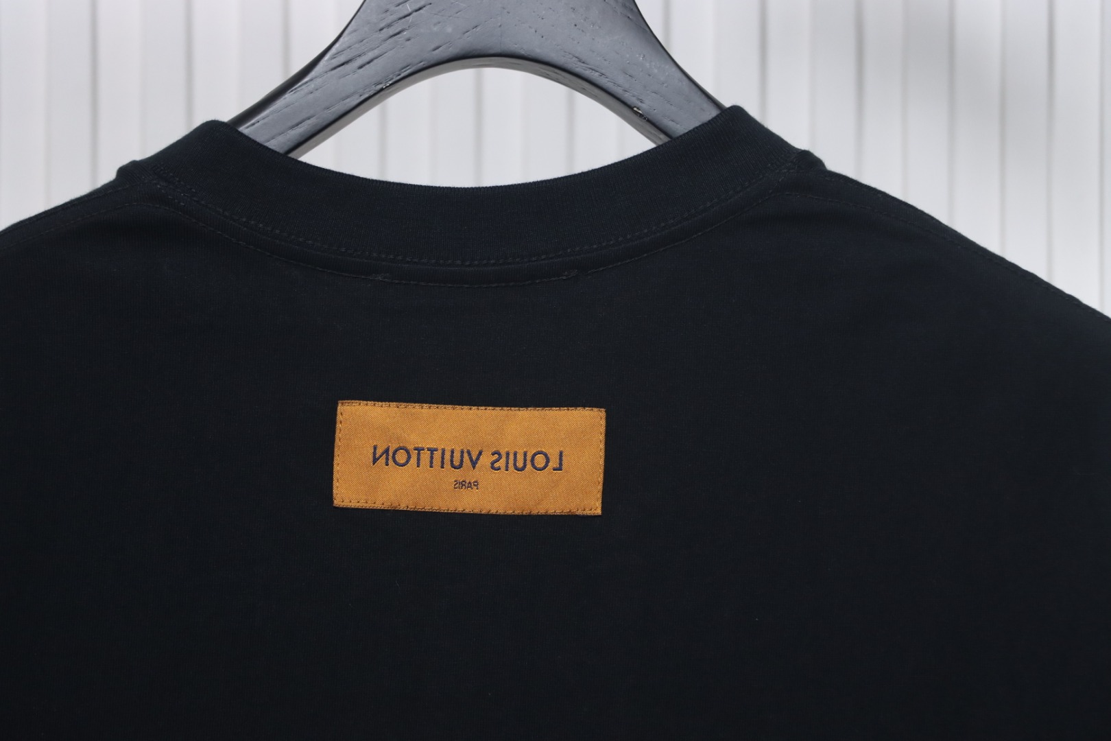 Louis Vuitton 23ss monogram logo printed short sleeves black
