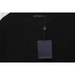 Louis Vuitton 24ss colorful polka dot heavy embroidered logo short sleeve black
