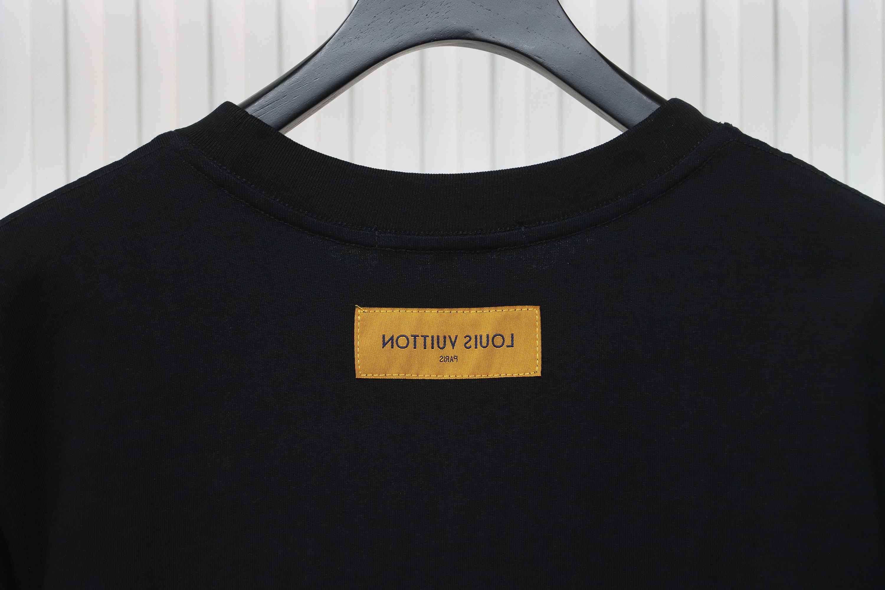 Louis Vuitton 24ss colorful polka dot heavy embroidered logo short sleeve black