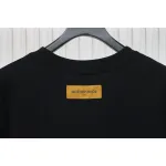 Louis Vuitton 24ss colorful polka dot heavy embroidered logo short sleeve black