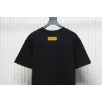 Louis Vuitton 24ss colorful polka dot heavy embroidered logo short sleeve black