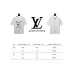 Louis Vuitton 24ss colorful polka dot heavy embroidered logo short sleeve White