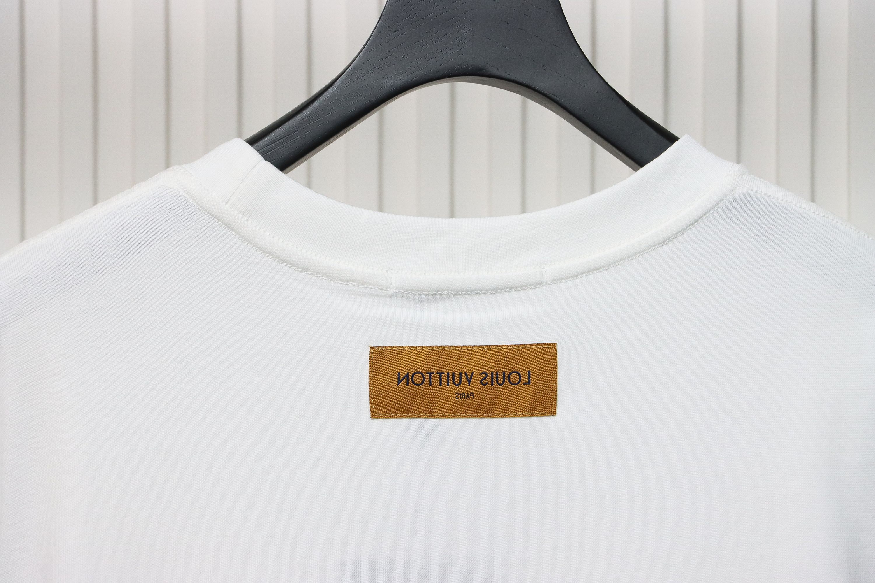 Louis Vuitton 24ss colorful polka dot heavy embroidered logo short sleeve White