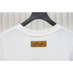 Louis Vuitton 24ss colorful polka dot heavy embroidered logo short sleeve White
