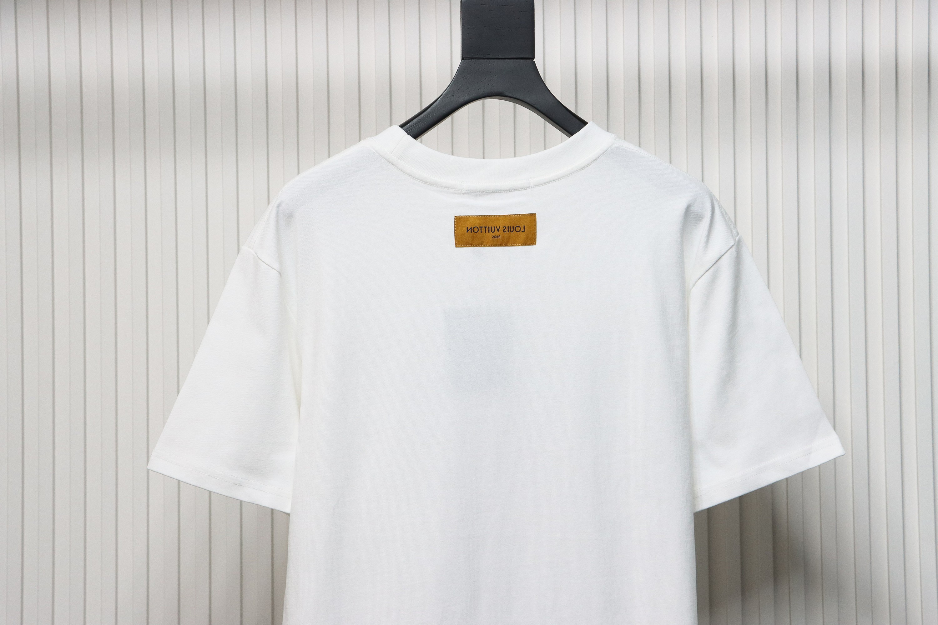 Louis Vuitton 24ss colorful polka dot heavy embroidered logo short sleeve White