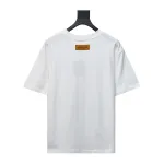 Louis Vuitton 24ss colorful polka dot heavy embroidered logo short sleeve White