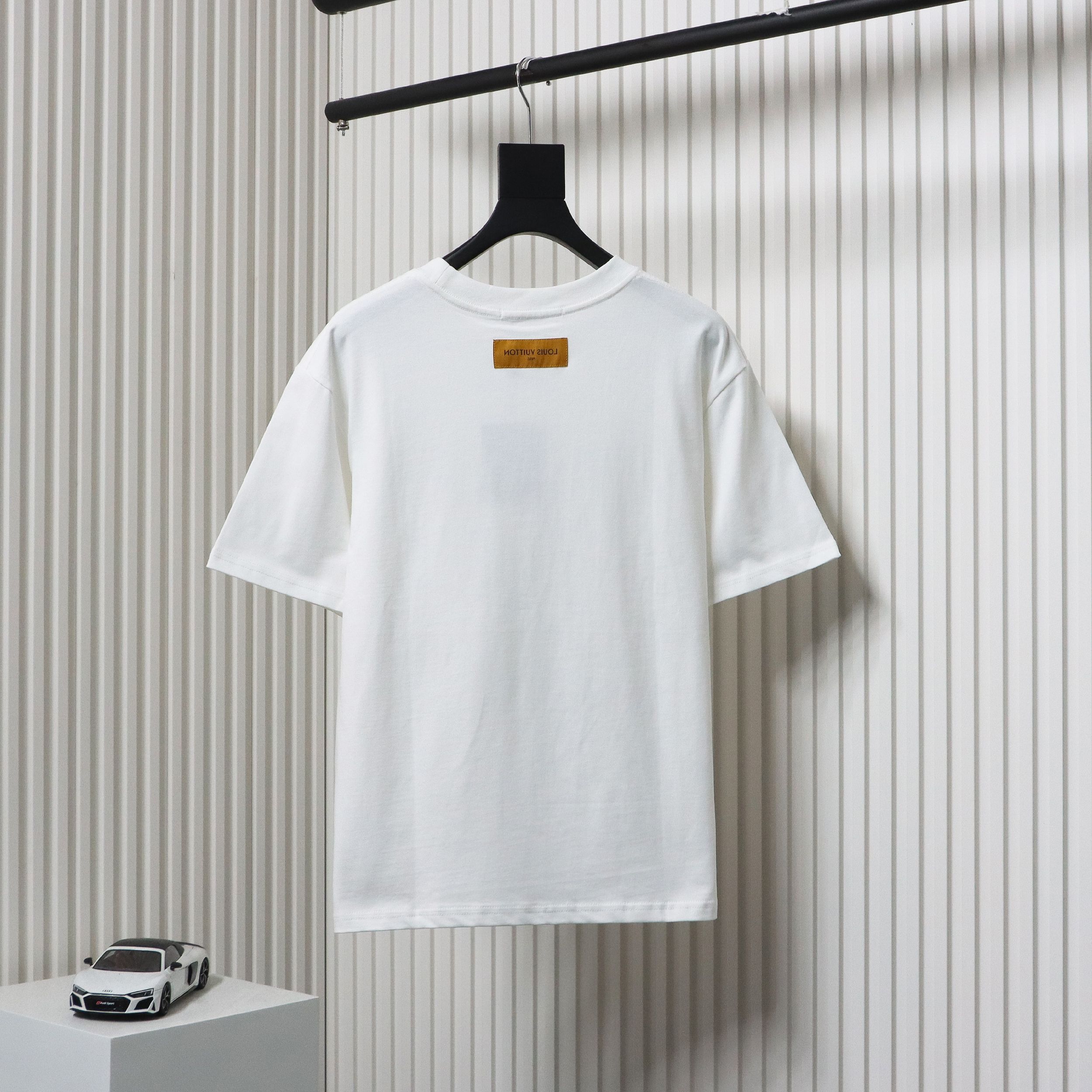 Louis Vuitton 24ss colorful polka dot heavy embroidered logo short sleeve White