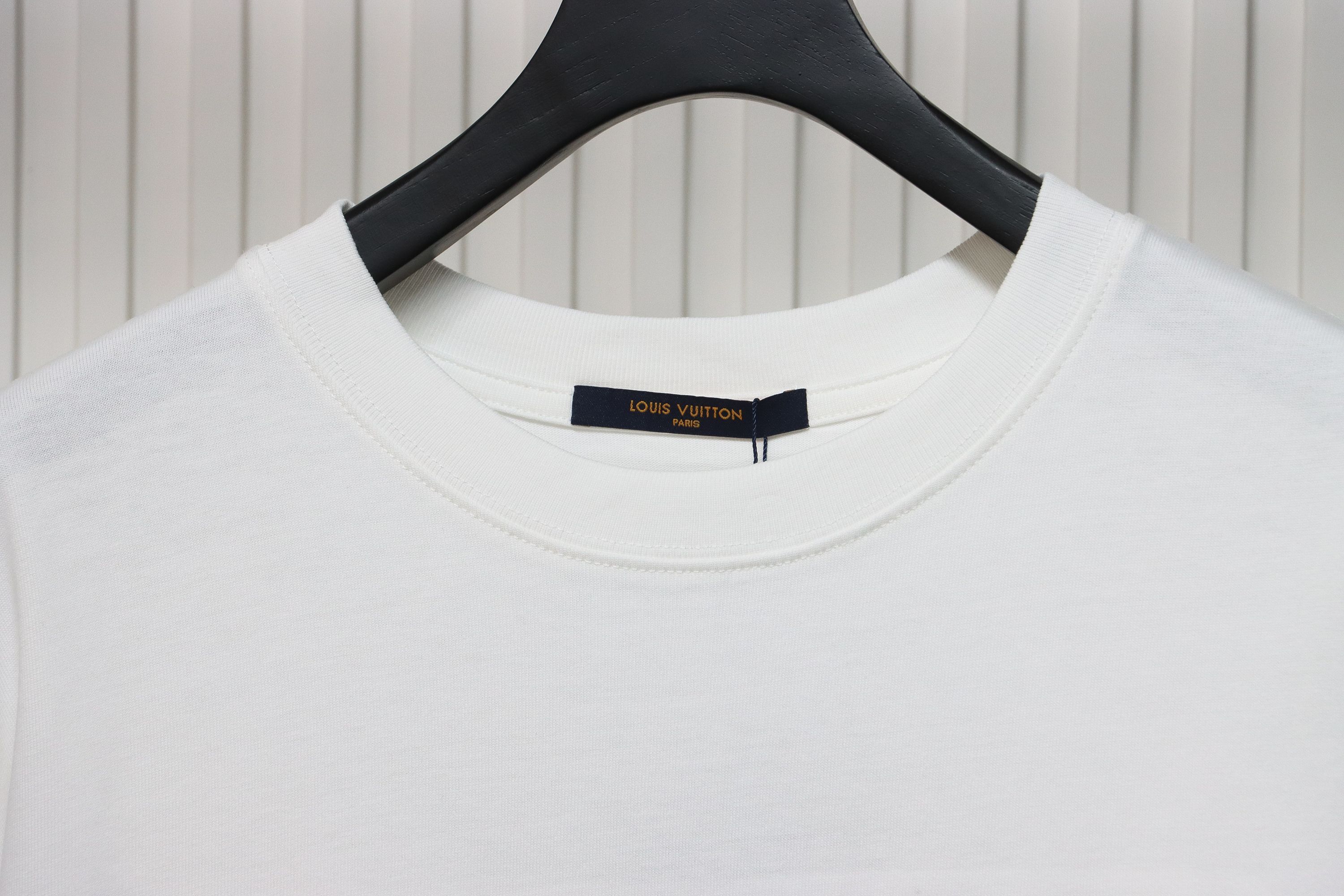 Louis Vuitton 24ss colorful polka dot heavy embroidered logo short sleeve White