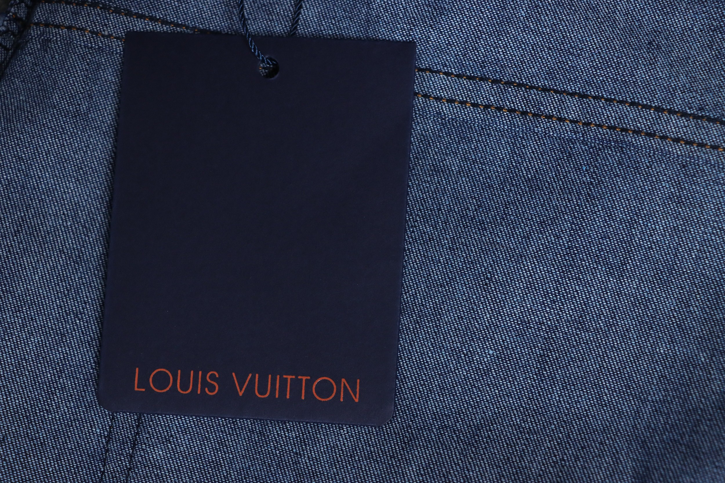 Louis Vuitton 24ss cord embroidered denim shorts