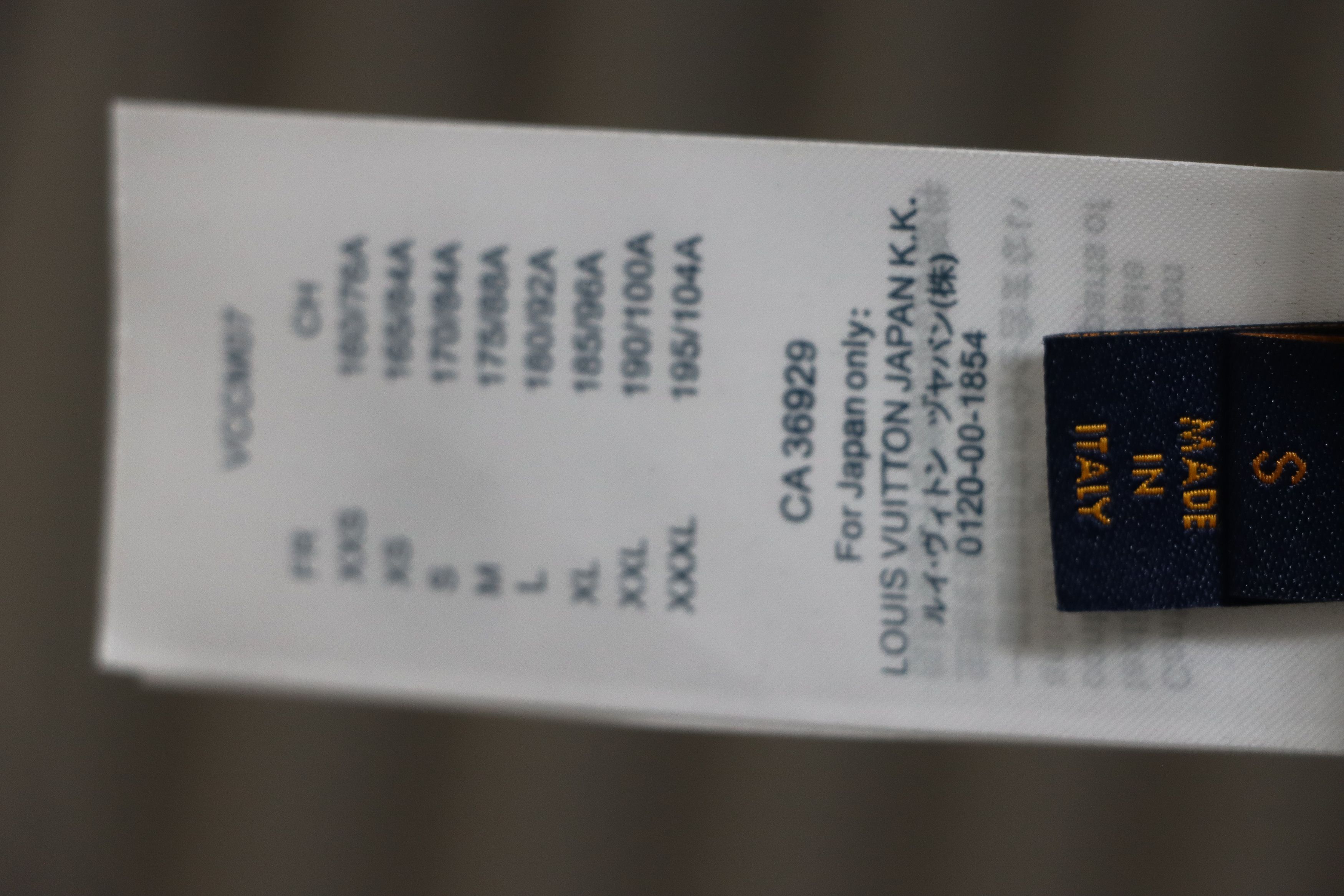 Louis Vuitton 24ss gradient lettering beaded short sleeve