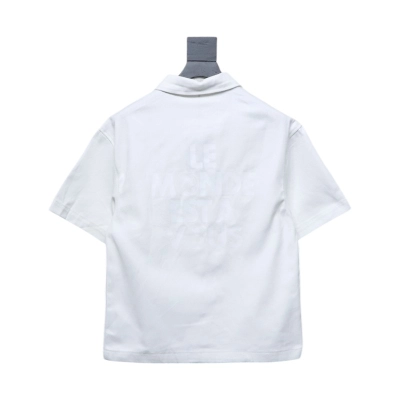 Louis Vuitton 25 new denim patch letter denim short sleeve 02