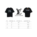 Louis Vuitton 25ss camouflage lettering logo print short sleeve T-shirt black