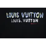 Louis Vuitton 25ss camouflage lettering logo print short sleeve T-shirt black