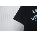 Louis Vuitton 25ss camouflage lettering logo print short sleeve T-shirt black