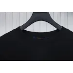 Louis Vuitton 25ss camouflage lettering logo print short sleeve T-shirt black