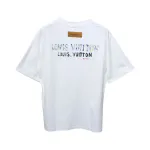 Louis Vuitton 25ss camouflage lettering logo print short sleeve T-shirt White