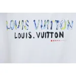 Louis Vuitton 25ss camouflage lettering logo print short sleeve T-shirt White
