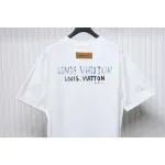 Louis Vuitton 25ss camouflage lettering logo print short sleeve T-shirt White