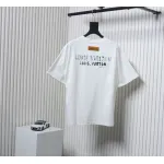 Louis Vuitton 25ss camouflage lettering logo print short sleeve T-shirt White