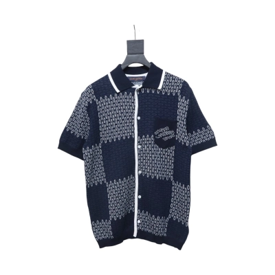 Louis Vuitton 25ss Checkerboard Knit Cardigan Short Sleeve 01