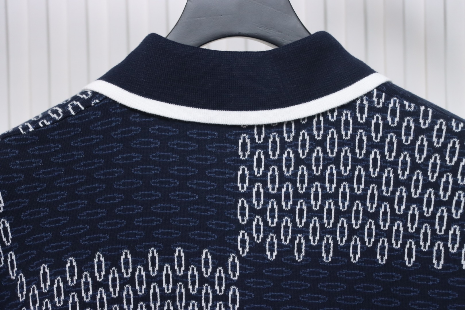 Louis Vuitton 25ss Checkerboard Knit Cardigan Short Sleeve