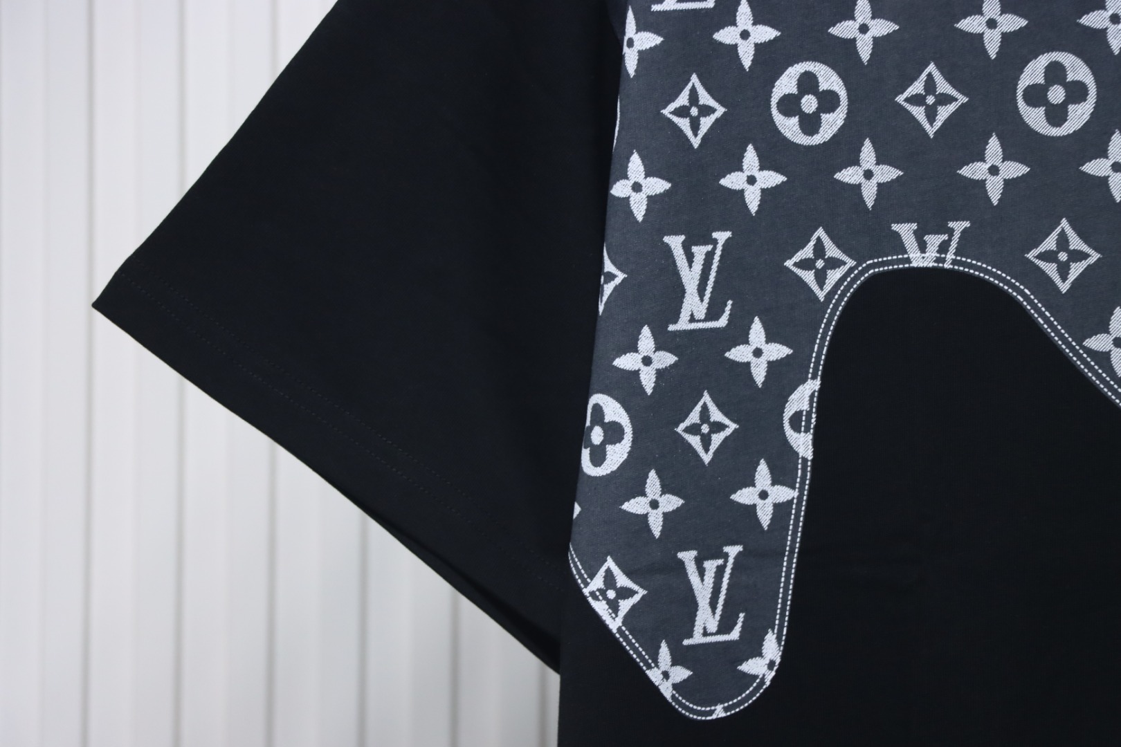 Louis Vuitton 25ss Denim Short Sleeve T-Shirt black