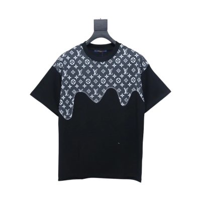 Louis Vuitton 25ss Denim Short Sleeve T-Shirt black 01