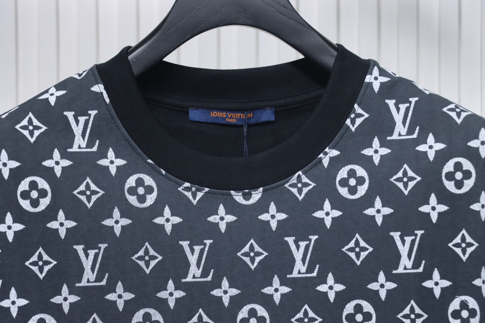 Louis Vuitton 25ss Denim Short Sleeve T-Shirt black