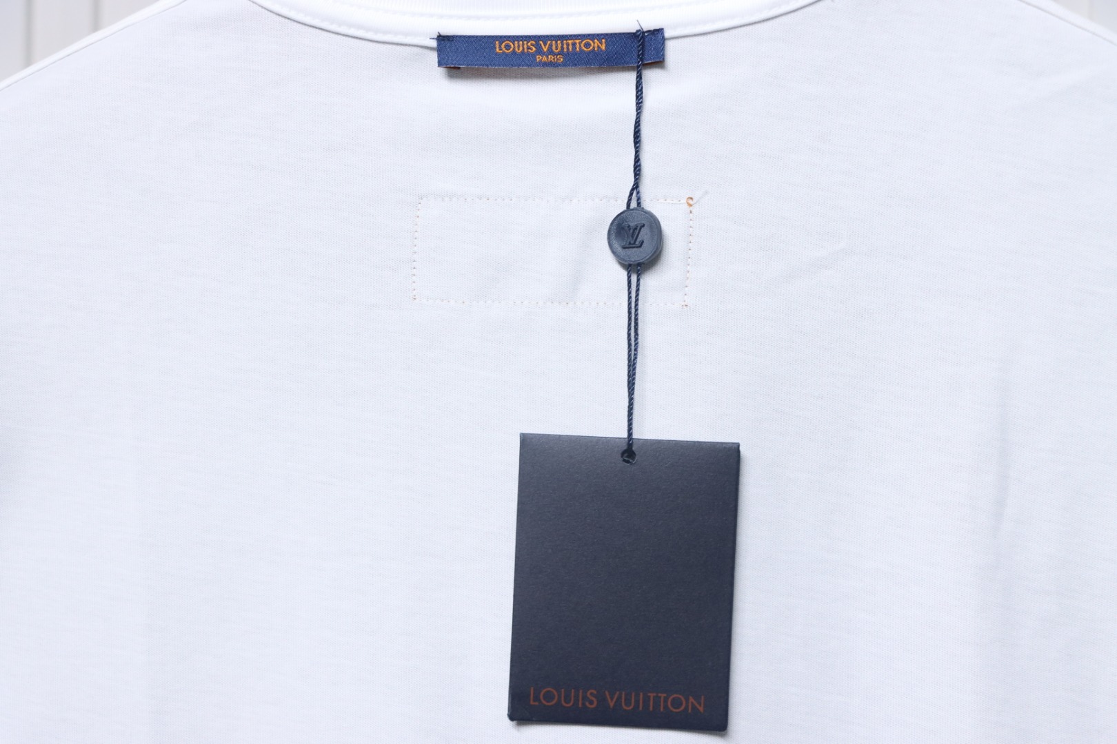 Louis Vuitton 25ss Denim Short Sleeve T-Shirt White