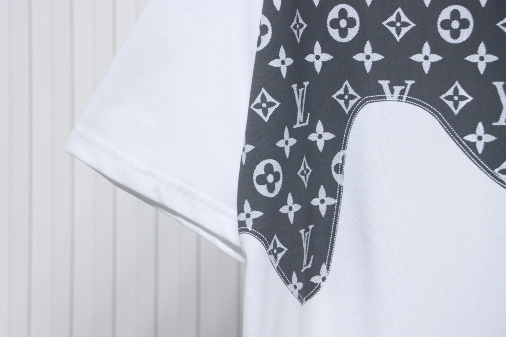 Louis Vuitton 25ss Denim Short Sleeve T-Shirt White